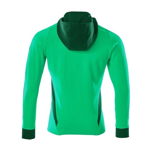 Sweatshirt mit Kapuze, moderne Passform  Sweatshirt mit Reißverschluss / Gr.  2XLONE, Grasgrün/Grün Produktbild Additional View 2 L