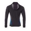 Sweatshirt mit Kapuze, moderne Passform  Sweatshirt mit Reißverschluss / Gr. XS  ONE, Schwarzblau/Azurblau Produktbild Additional View 2 S