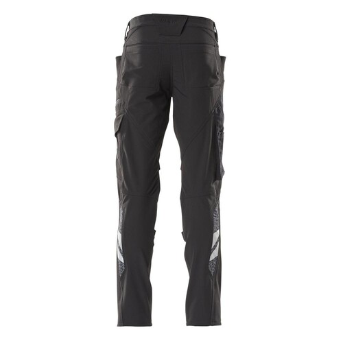 Hose, Damen, Pearl, Knietaschen,  Stretch / Gr. 82C48, Schwarz Produktbild Additional View 2 L