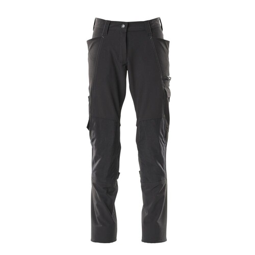 Hose, Damen, Pearl, Knietaschen,  Stretch / Gr. 82C52, Schwarz Produktbild