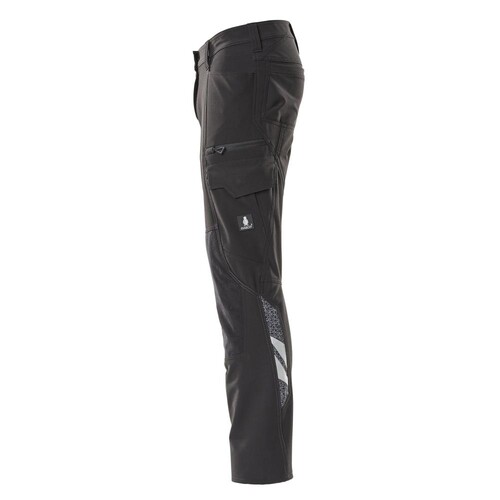 Hose, Damen, Pearl, Knietaschen,  Stretch / Gr. 82C52, Schwarz Produktbild Additional View 1 L