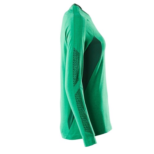 T-Shirt, Langarm, Damen / Gr. 4XLONE,  Grasgrün/Grün Produktbild Additional View 3 L