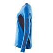 T-Shirt, Langarm, Damen / Gr. XS ONE,  Azurblau/Schwarzblau Produktbild Additional View 1 S