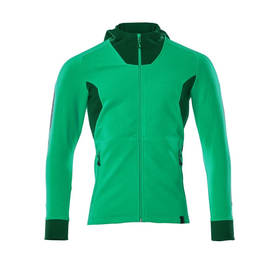 Sweatshirt mit Kapuze, moderne Passform  Sweatshirt mit Reißverschluss / Gr.  2XLONE, Grasgrün/Grün Produktbild