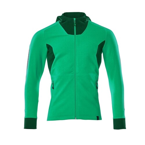 Sweatshirt mit Kapuze, moderne Passform  Sweatshirt mit Reißverschluss / Gr.  2XLONE, Grasgrün/Grün Produktbild