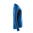 T-Shirt, Damen, mit COOLMAX®, Langarm /  Gr. M  ONE, Azurblau  meliert/Schwarzblau Produktbild Additional View 3 S