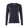 T-Shirt, Damen, mit COOLMAX®, Langarm / Gr. XL ONE, Schwarzblau meliert Produktbild