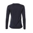 T-Shirt, Damen, mit COOLMAX®, Langarm / Gr. XL ONE, Schwarzblau meliert Produktbild Additional View 2 S