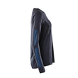 T-Shirt, Damen, mit COOLMAX®, Langarm / Gr. XL ONE, Schwarzblau meliert Produktbild Additional View 3 S