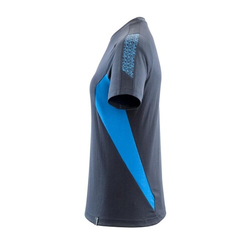 T-Shirt, Damen Damen T-shirt / Gr.  5XLONE, Schwarzblau/Azurblau Produktbild Additional View 1 L