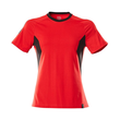 T-Shirt, Damen Damen T-shirt / Gr. S   ONE, Verkehrsrot/Schwarz Produktbild