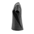T-Shirt, Damen, mit COOLMAX® PRO / Gr.  4XLONE, Dunkelanthrazit   meliert/Schwarz Produktbild Additional View 1 S