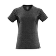 T-Shirt, Damen, mit COOLMAX® PRO / Gr.  2XLONE, Dunkelanthrazit   meliert/Schwarz Produktbild