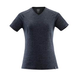 T-Shirt, Damen, mit COOLMAX® PRO / Gr.  S  ONE, Schwarzblau meliert Produktbild
