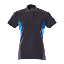 Polo-Shirt, Damen / Gr. L  ONE,  Schwarzblau/Azurblau Produktbild