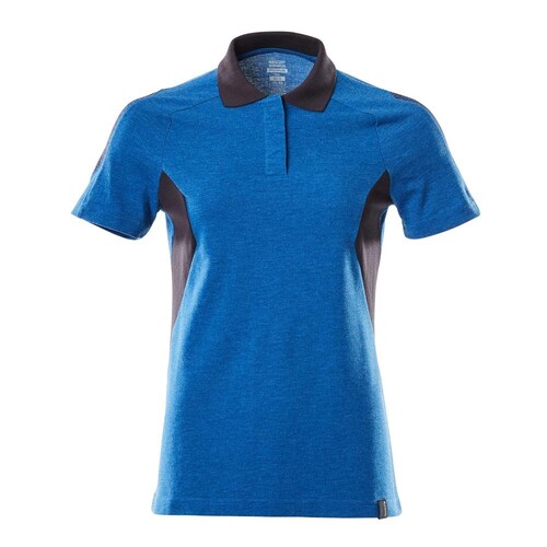 Polo-Shirt, Damen / Gr. M  ONE,  Azurblau/Schwarzblau Produktbild