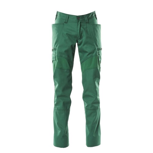 Hose, Schenkeltaschen, Stretch-Einsätze  / Gr. 82C52, Grün Produktbild