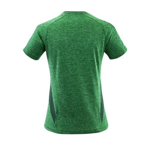 T-Shirt, Damen, mit COOLMAX® PRO / Gr.  XS ONE, Grasgrün  meliert/Grün Produktbild Additional View 2 L