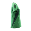 T-Shirt, Damen, mit COOLMAX® PRO / Gr.  XS ONE, Grasgrün  meliert/Grün Produktbild Additional View 3 S