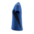 T-Shirt, Damen, mit COOLMAX® PRO / Gr.  M  ONE, Azurblau meliert/Schwarzblau Produktbild Additional View 1 S