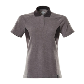Polo-Shirt, Damen / Gr. XL ONE,  Dunkelanthrazit/Schwarz Produktbild