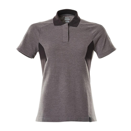 Polo-Shirt, Damen / Gr. L  ONE,  Dunkelanthrazit/Schwarz Produktbild