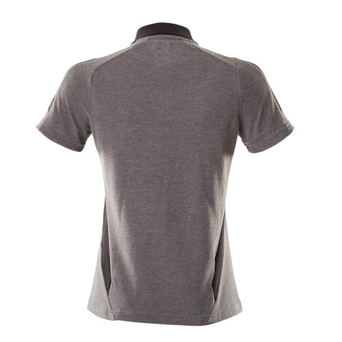 Polo-Shirt, Damen / Gr. L  ONE,  Dunkelanthrazit/Schwarz Produktbild Additional View 2 L