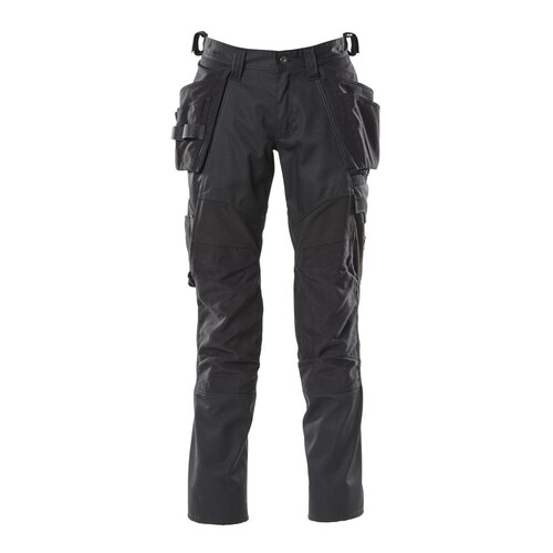 Hose mit Hängetaschen, Stretch-Einsätze  / Gr. 82C52, Schwarz Produktbild