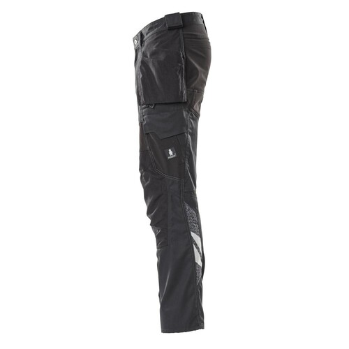 Hose mit Hängetaschen, Stretch-Einsätze  / Gr. 82C52, Schwarz Produktbild Additional View 1 L