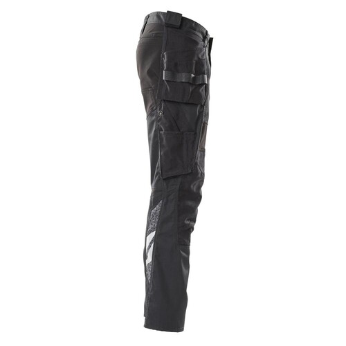 Hose mit Hängetaschen, Stretch-Einsätze  / Gr. 82C52, Schwarz Produktbild Additional View 3 L