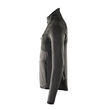 Fleecepullover mit Reißverschluss  Microfleecejacke / Gr. XS,  Dunkelanthrazit/Schwarz Produktbild Additional View 1 S