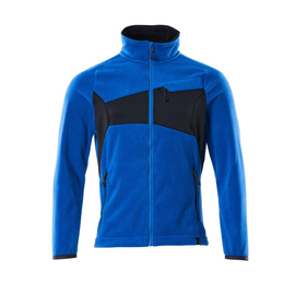 Fleecejacke mit Antipilling / Gr. XS,  Azurblau/Schwarzblau Produktbild