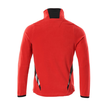 Fleecejacke mit Antipilling / Gr. 4XL,  Verkehrsrot/Schwarz Produktbild Additional View 2 S