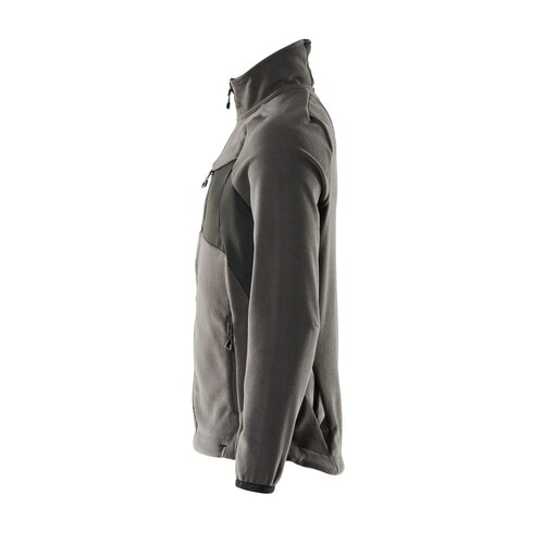 Fleecejacke mit Antipilling / Gr. M,  Dunkelanthrazit/Schwarz Produktbild Additional View 1 L