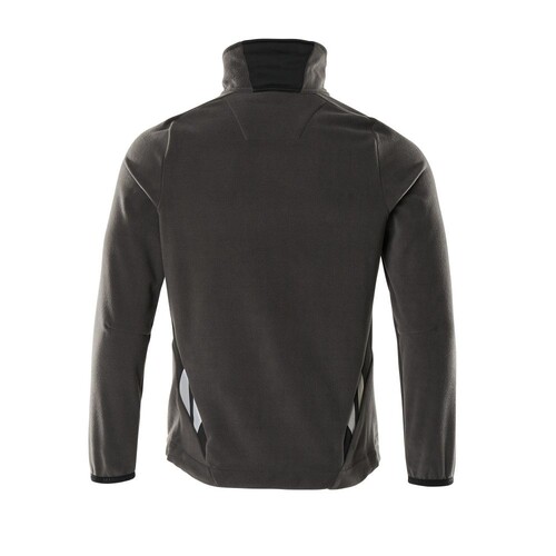 Fleecejacke mit Antipilling / Gr. M,  Dunkelanthrazit/Schwarz Produktbild Additional View 2 L