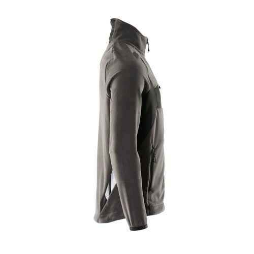 Fleecejacke mit Antipilling / Gr. M,  Dunkelanthrazit/Schwarz Produktbild Additional View 3 L