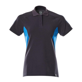 Polo-Shirt, Damen / Gr. 5XLONE,  Schwarzblau/Azurblau Produktbild