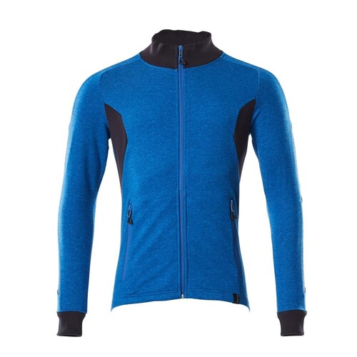 Sweatshirt mit Reißverschluss,modern  Fit / Gr. M  ONE, Azurblau/Schwarzblau Produktbild