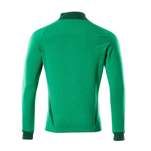 Sweatshirt mit Reißverschluss,modern  Fit / Gr. M  ONE, Grasgrün/Grün Produktbild Additional View 2 L