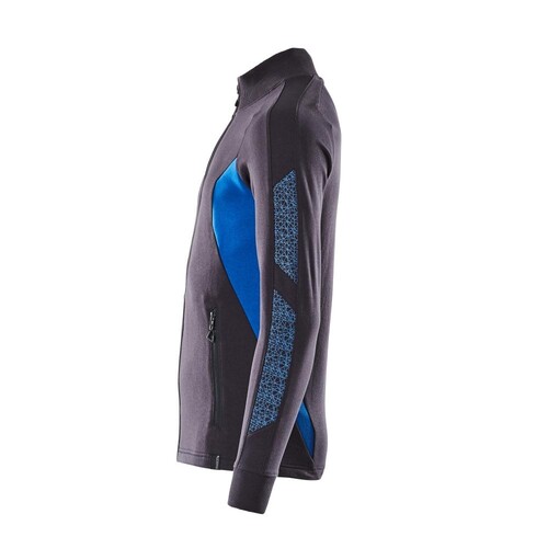 Sweatshirt mit Reißverschluss,modern  Fit / Gr. 4XLONE, Schwarzblau/Azurblau Produktbild Additional View 1 L
