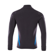 Sweatshirt mit Reißverschluss,modern  Fit / Gr. 4XLONE, Schwarzblau/Azurblau Produktbild Additional View 2 S