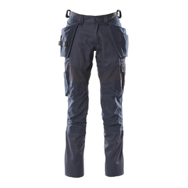 Hose mit Hängetaschen, Stretch-Einsätze  / Gr. 82C46, Schwarzblau Produktbild