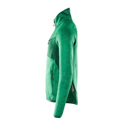 Fleecepullover mit Reißverschluss  Microfleecejacke / Gr. XL,  Grasgrün/Grün Produktbild Additional View 1 L
