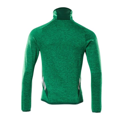 Fleecepullover mit Reißverschluss  Microfleecejacke / Gr. XL,  Grasgrün/Grün Produktbild Additional View 2 L