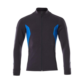 Sweatshirt mit Reißverschluss,modern  Fit / Gr. XL ONE, Schwarzblau/Azurblau Produktbild