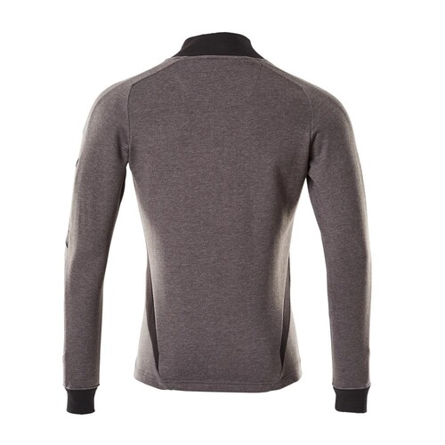 Sweatshirt mit Reißverschluss,modern  Fit / Gr. 2XLONE,  Dunkelanthrazit/Schwarz Produktbild Additional View 2 L