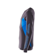 T-Shirt, Langarm, Modern Fit / Gr. L   ONE, Schwarzblau/Azurblau Produktbild Additional View 1 S