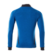 Sweatshirt mit Reißverschluss,modern  Fit / Gr. 3XLONE, Azurblau/Schwarzblau Produktbild Additional View 2 S
