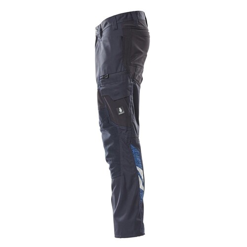 Hose mit Knietaschen, Stretch-Einsätze  / Gr. 82C64, Schwarzblau Produktbild Additional View 1 L