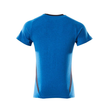 T-Shirt, moderne Passform / Gr. L  ONE,  Azurblau/Schwarzblau Produktbild Additional View 2 S
